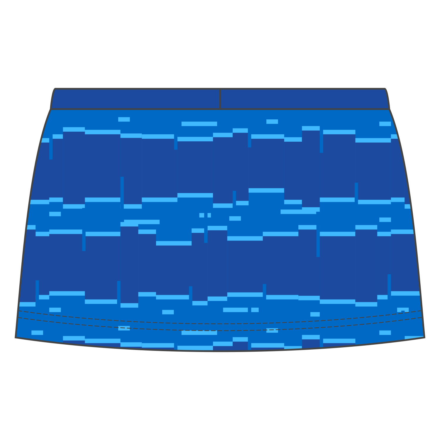 Custom Crossover Vent Cheerleading Skorts