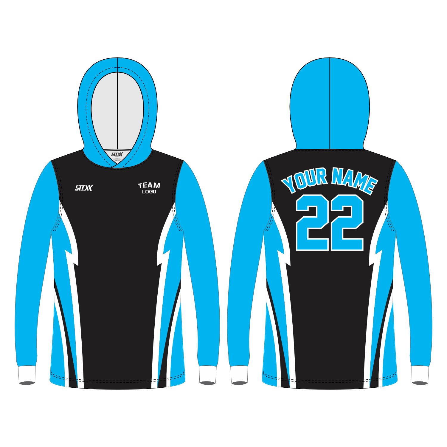 CUSTOM LONG SLEEVE HOODIE SHOOTING SHIRTS