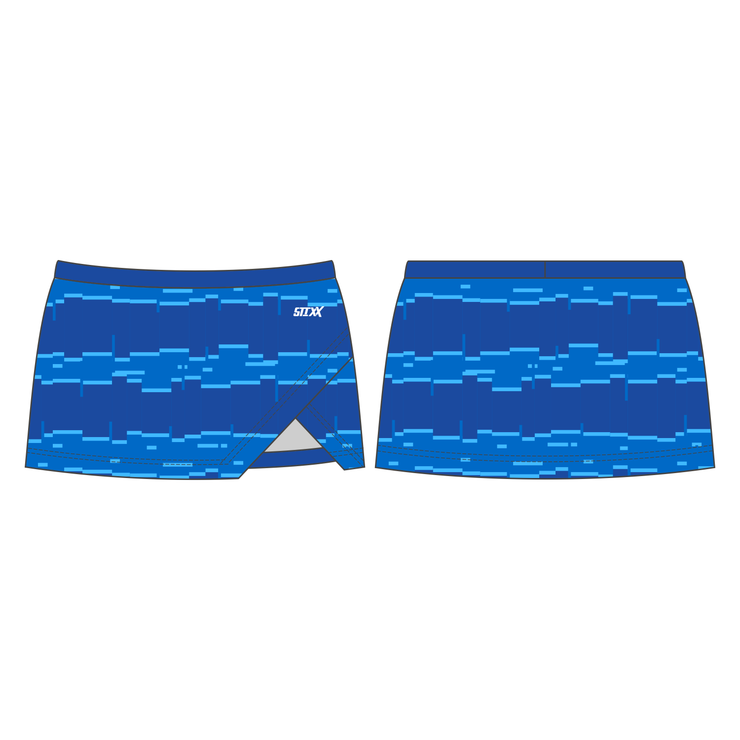 Custom Crossover Vent Cheerleading Skorts