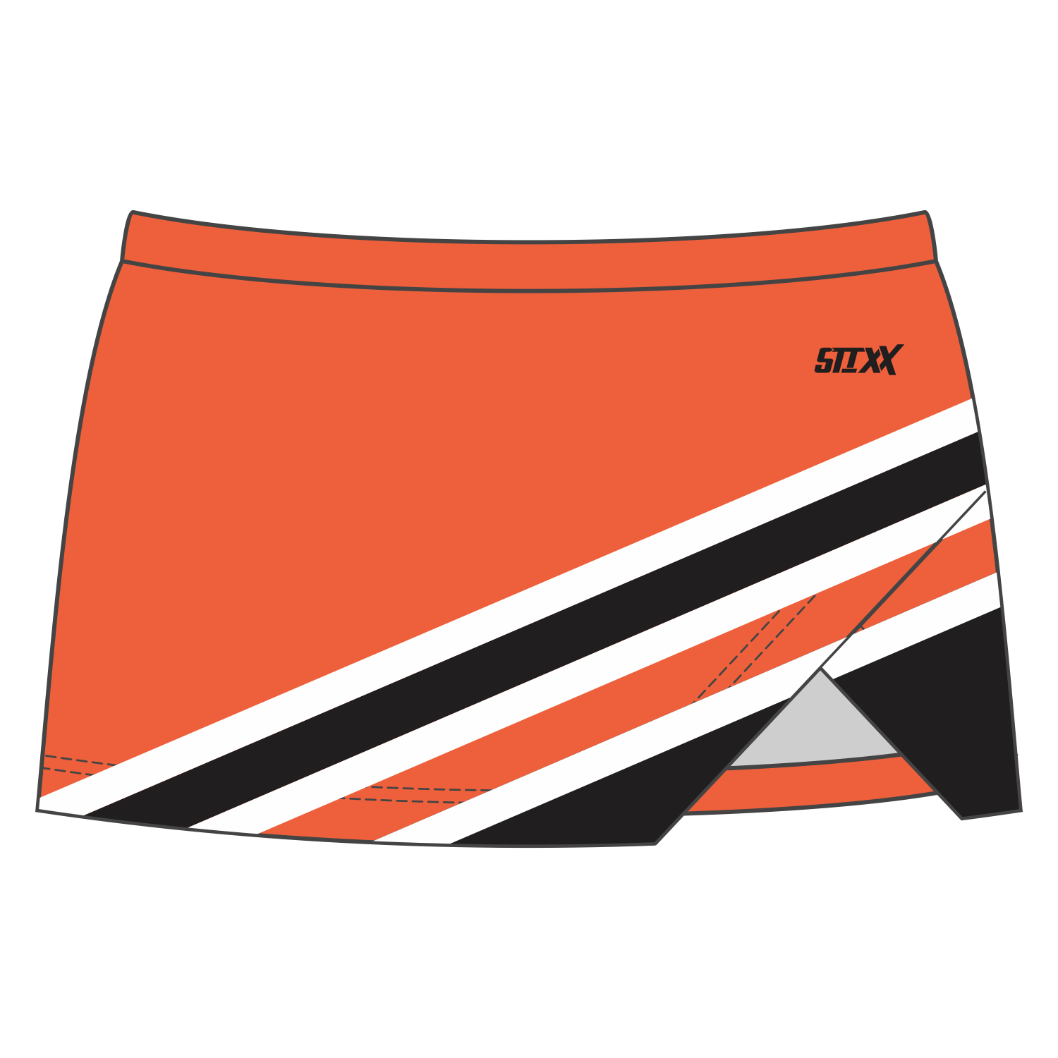 Custom Crossover Vent Cheerleading Skorts