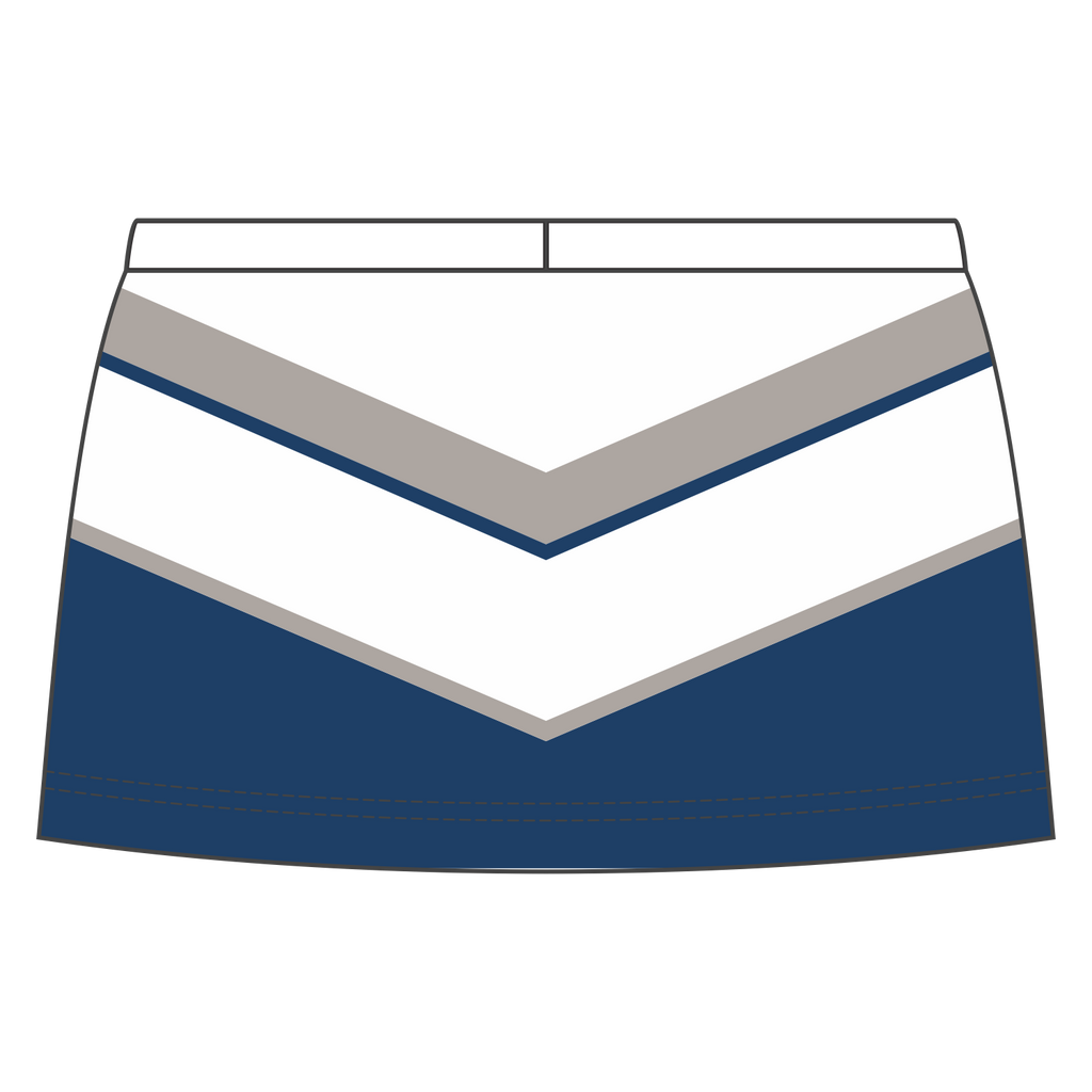 Custom Crossover Vent Cheerleading Skorts