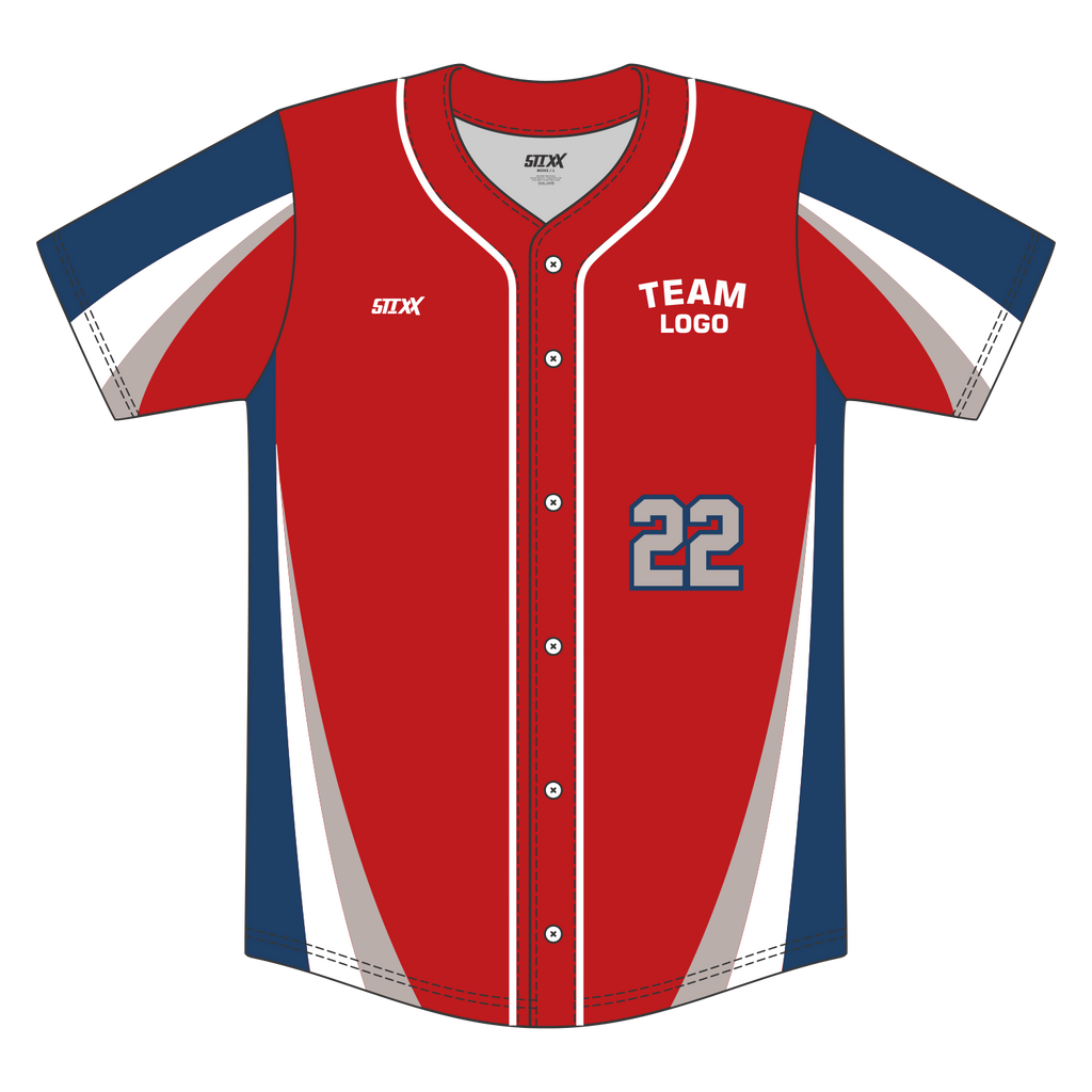 Custom Button-Down Baseball Jerseys