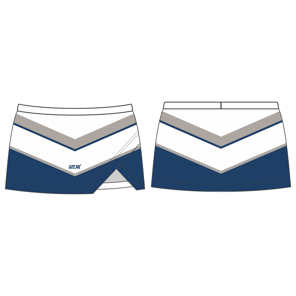 Custom Crossover Vent Cheerleading Skorts
