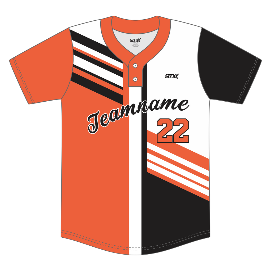Custom 2-Button Baseball Jerseys