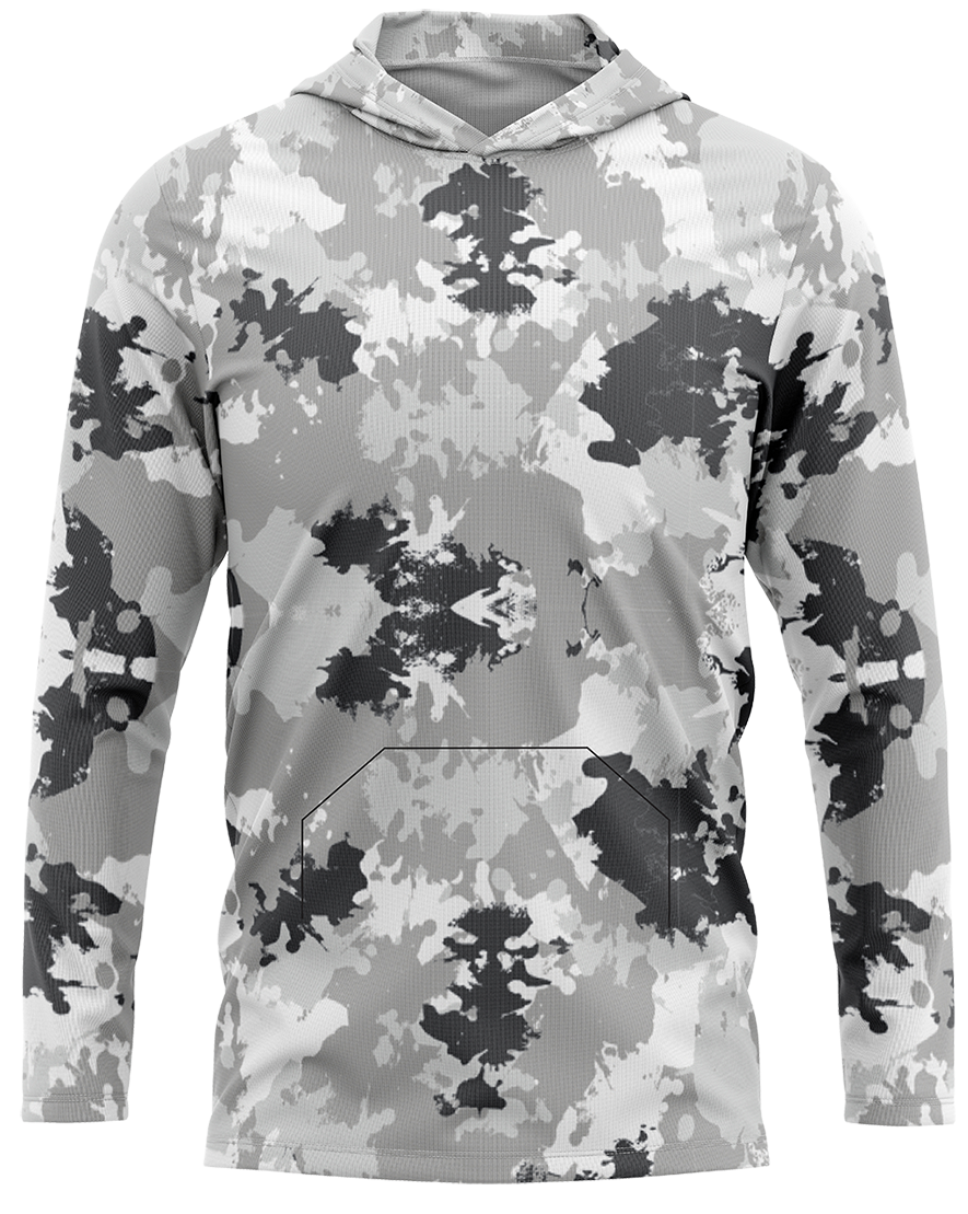 WHITE CAME HOODIE SHIRT
