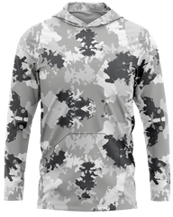 WHITE CAME HOODIE SHIRT
