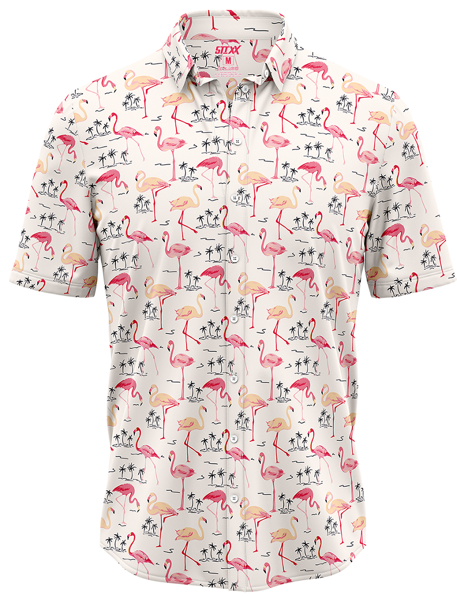 WHITE BUTTON DOWN