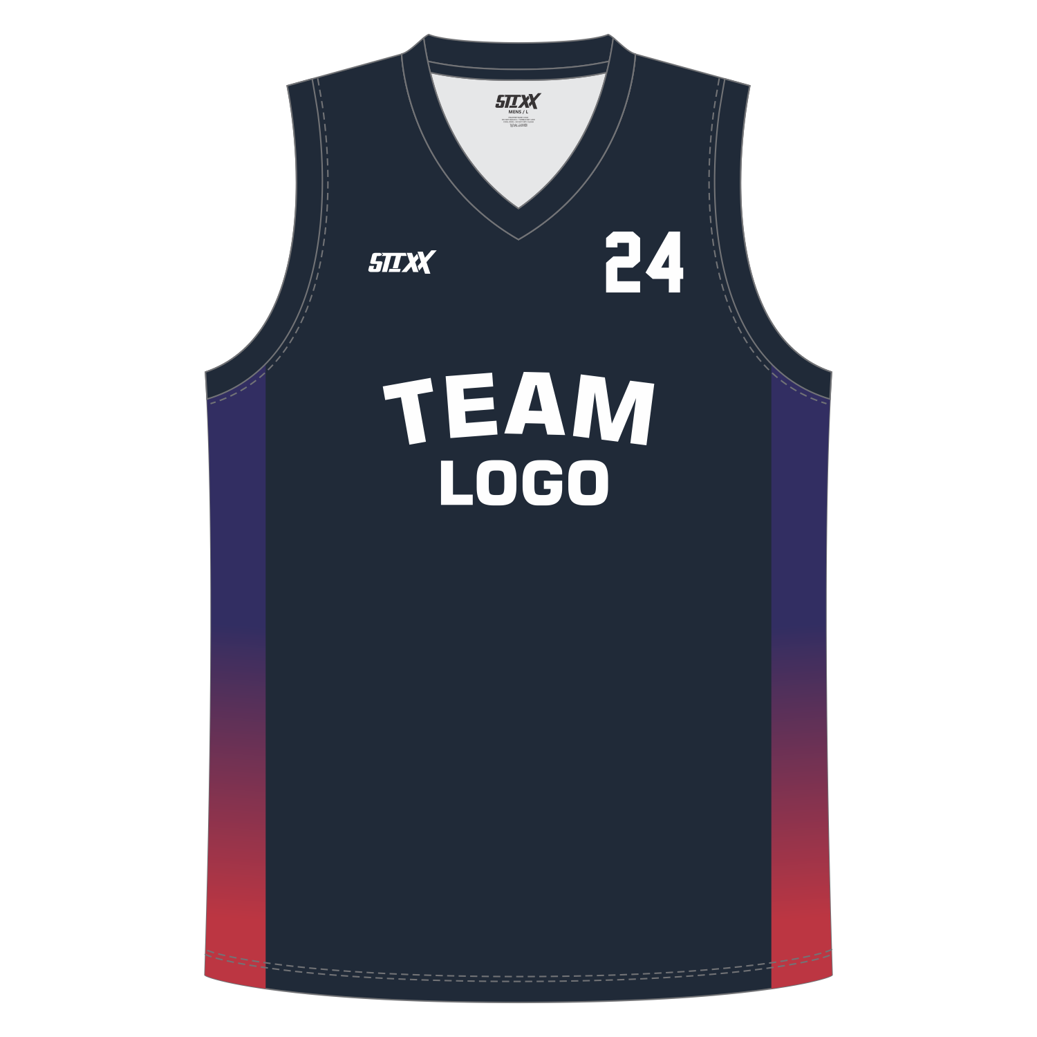 CUSTOM V-NECK BASKETBALL JERSEYS