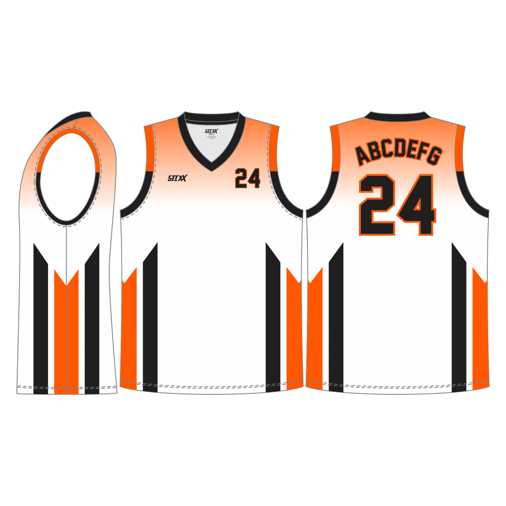 CUSTOM V-NECK BASKETBALL JERSEYS