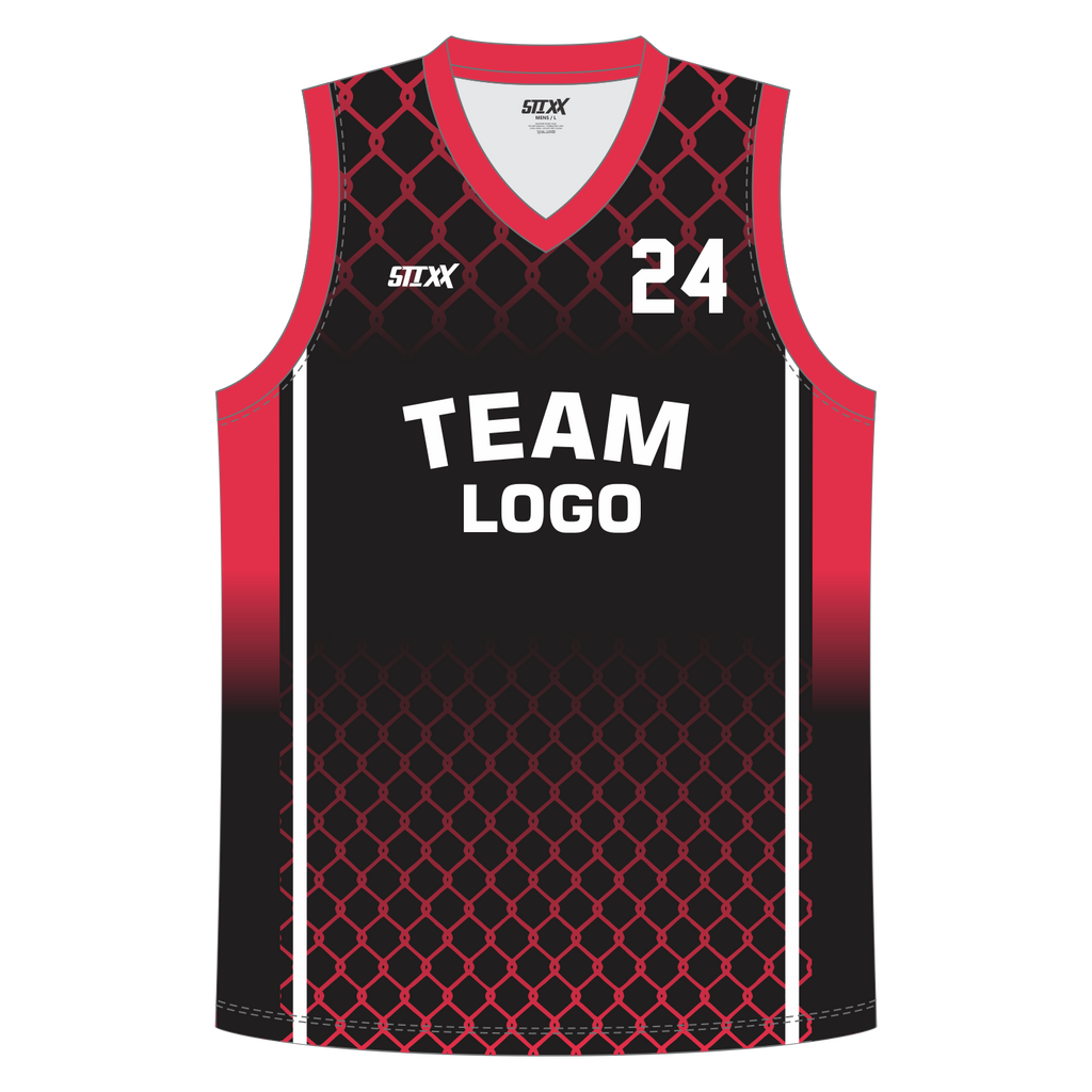 CUSTOM V-NECK BASKETBALL JERSEYS