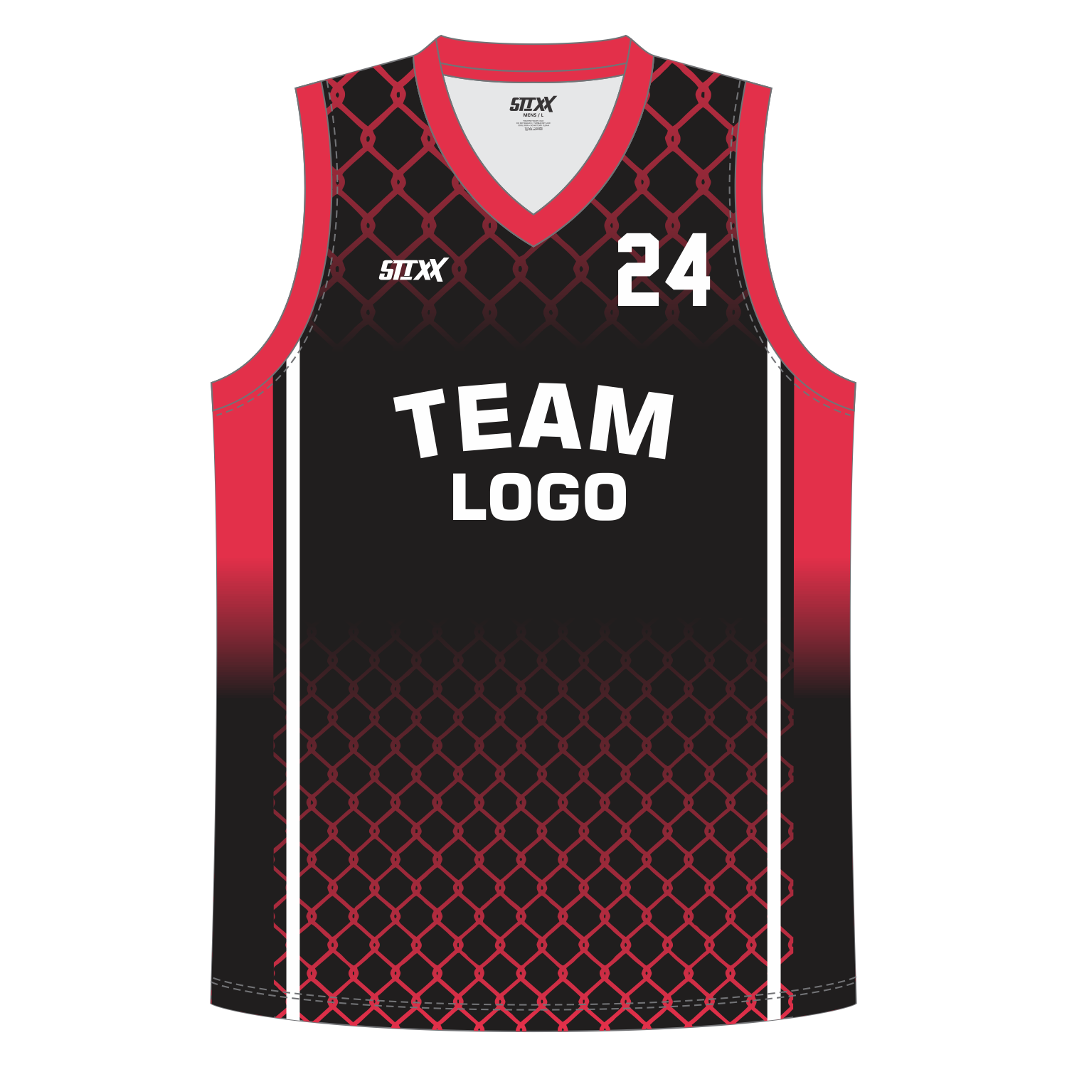 CUSTOM V-NECK BASKETBALL JERSEYS