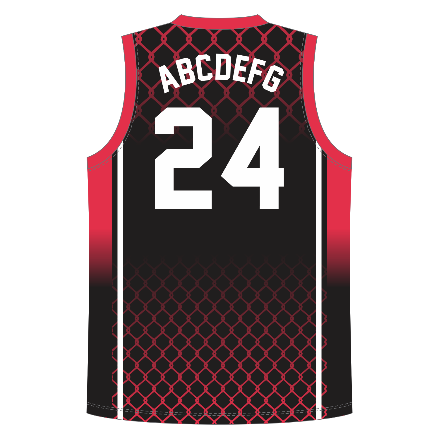 CUSTOM V-NECK BASKETBALL JERSEYS