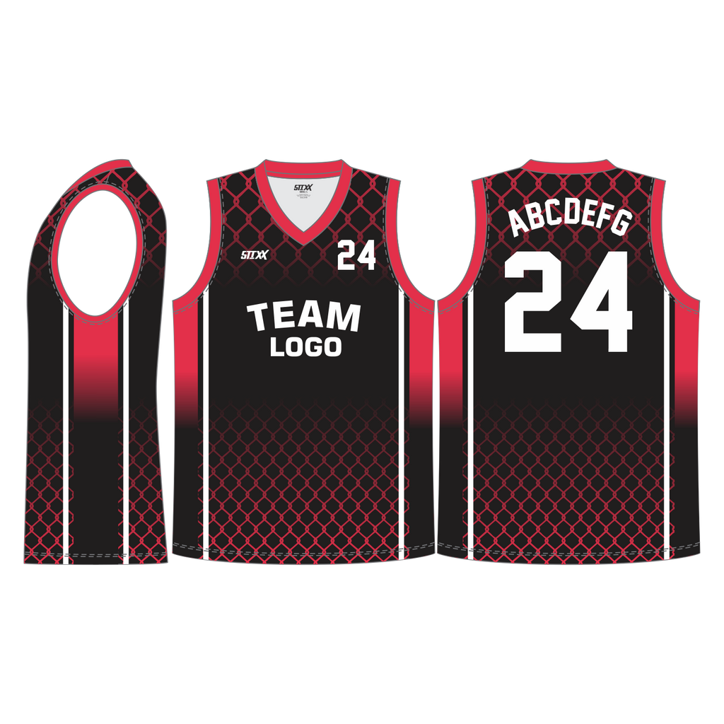 CUSTOM V-NECK BASKETBALL JERSEYS