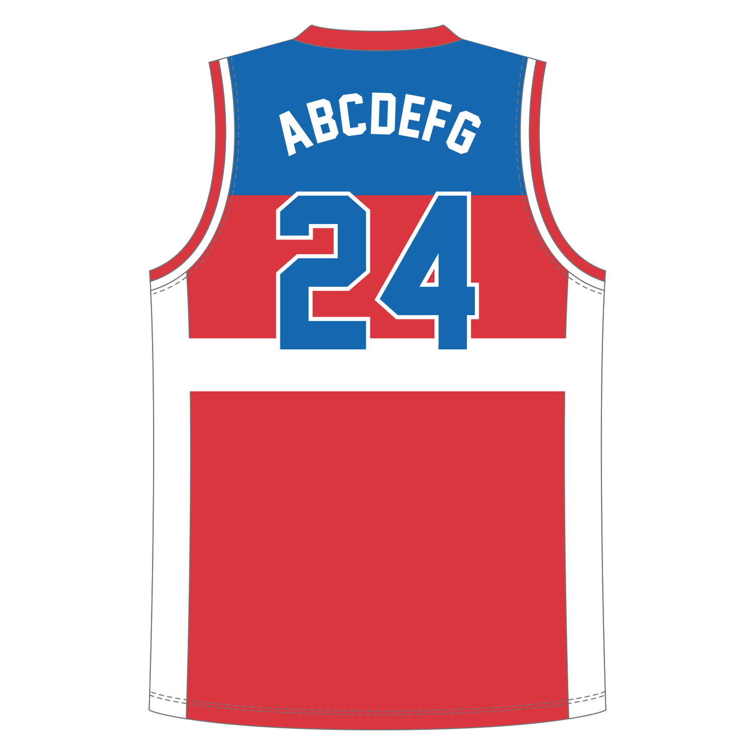 CUSTOM V-NECK BASKETBALL JERSEYS