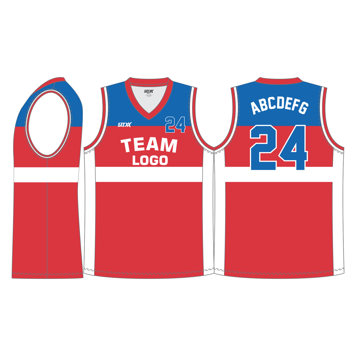 CUSTOM V-NECK BASKETBALL JERSEYS