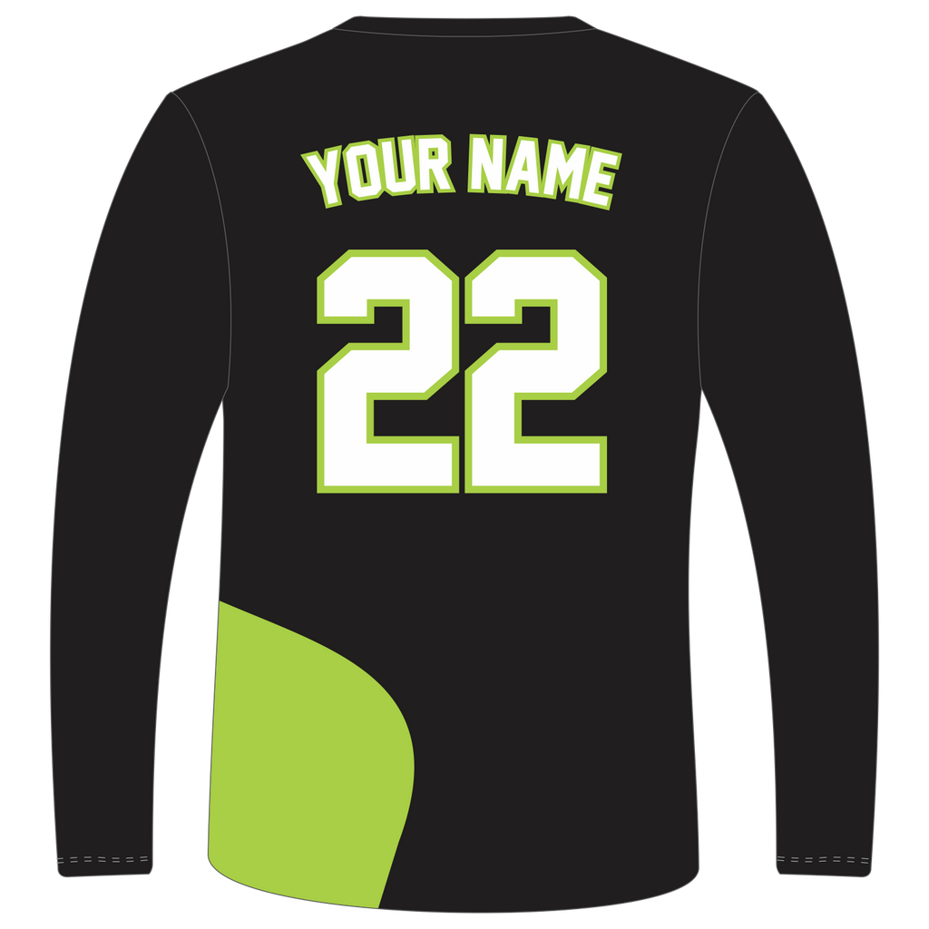 Custom Long‑Sleeve V‑Neck T‑Shirts
