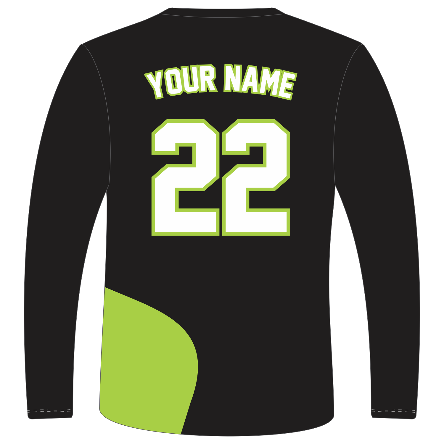 Custom Long‑Sleeve V‑Neck T‑Shirts