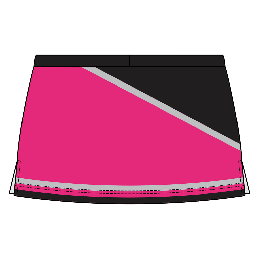 Custom Side Vent Cheerleading Skirts