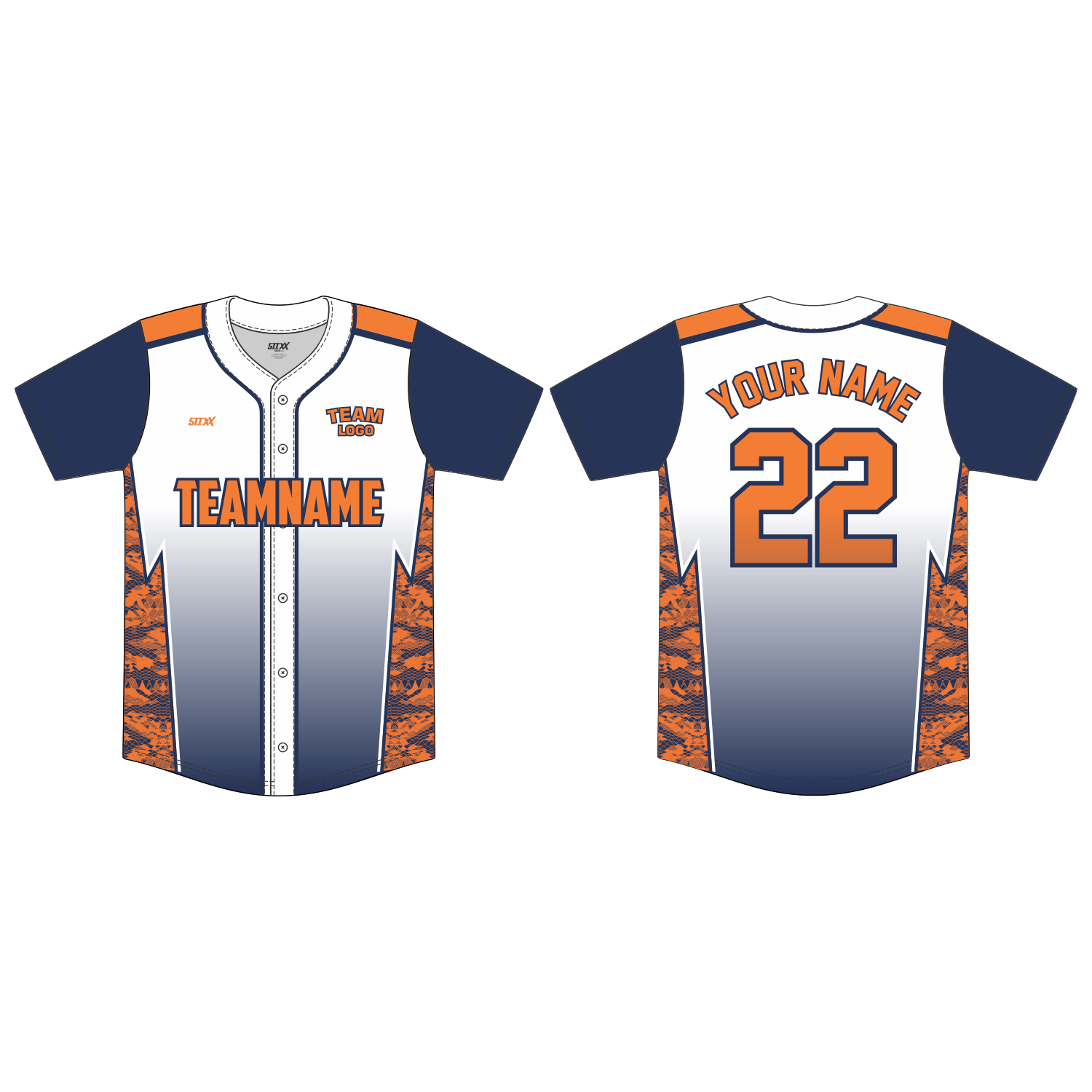 Custom Button-Down Baseball Jerseys