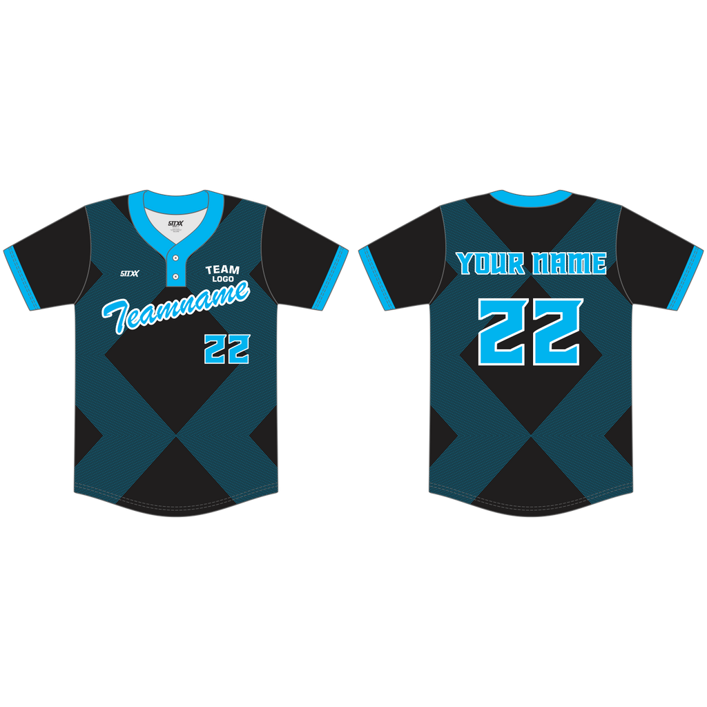 Custom 2-Button Baseball Jerseys