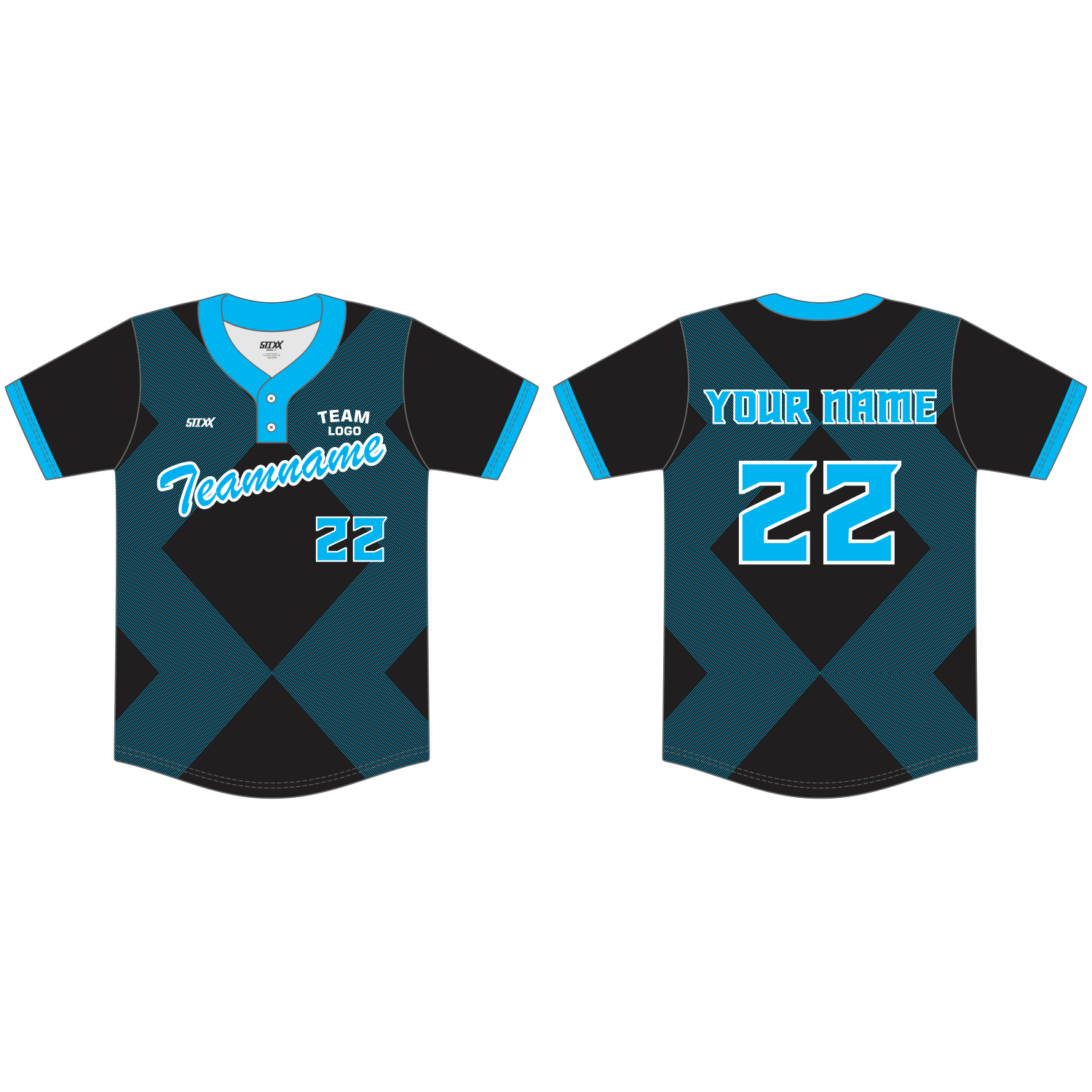 Custom 2-Button Baseball Jerseys