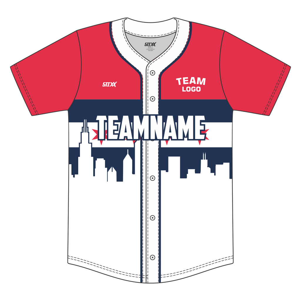 Custom Button-Down Baseball Jerseys