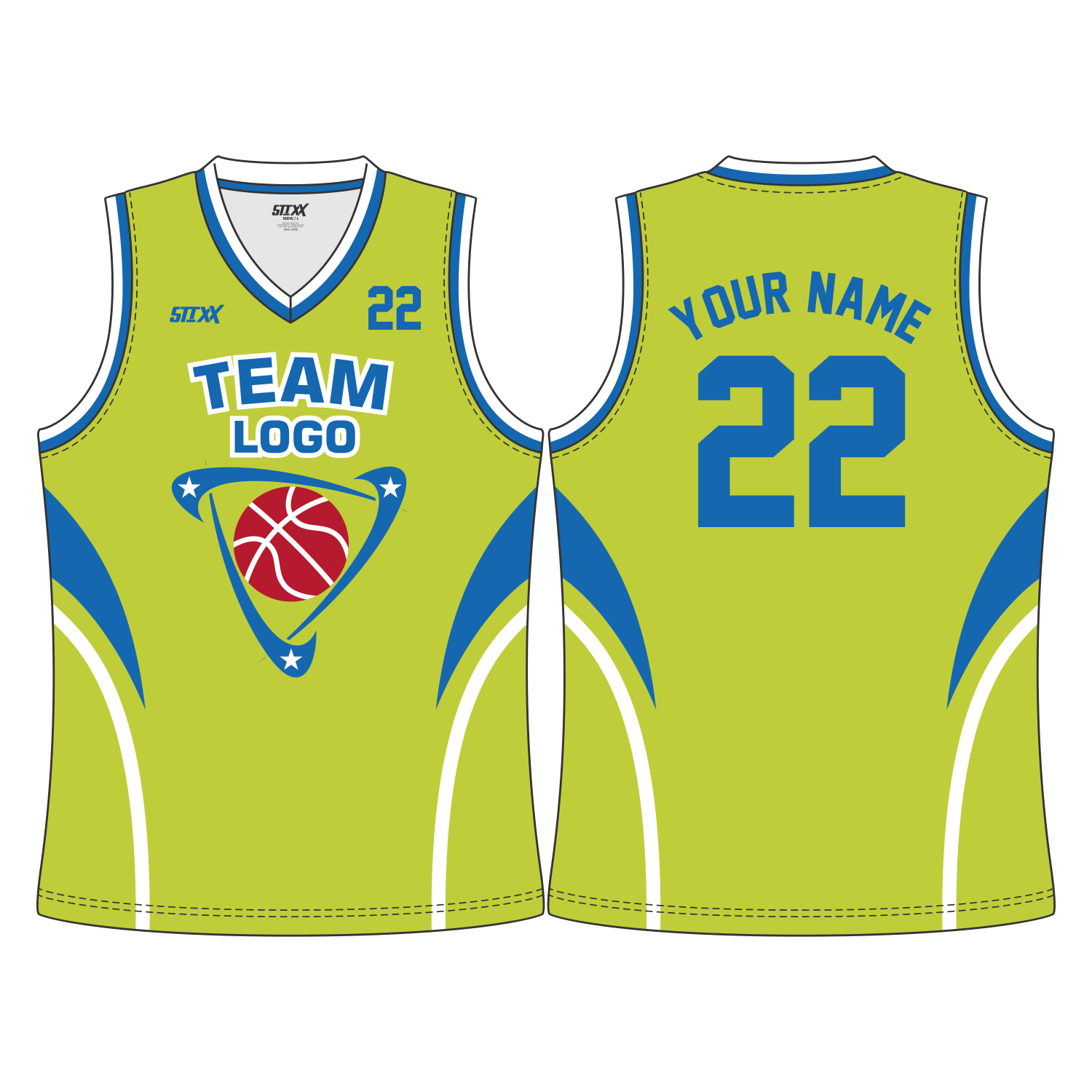 CUSTOM V-NECK BASKETBALL JERSEYS