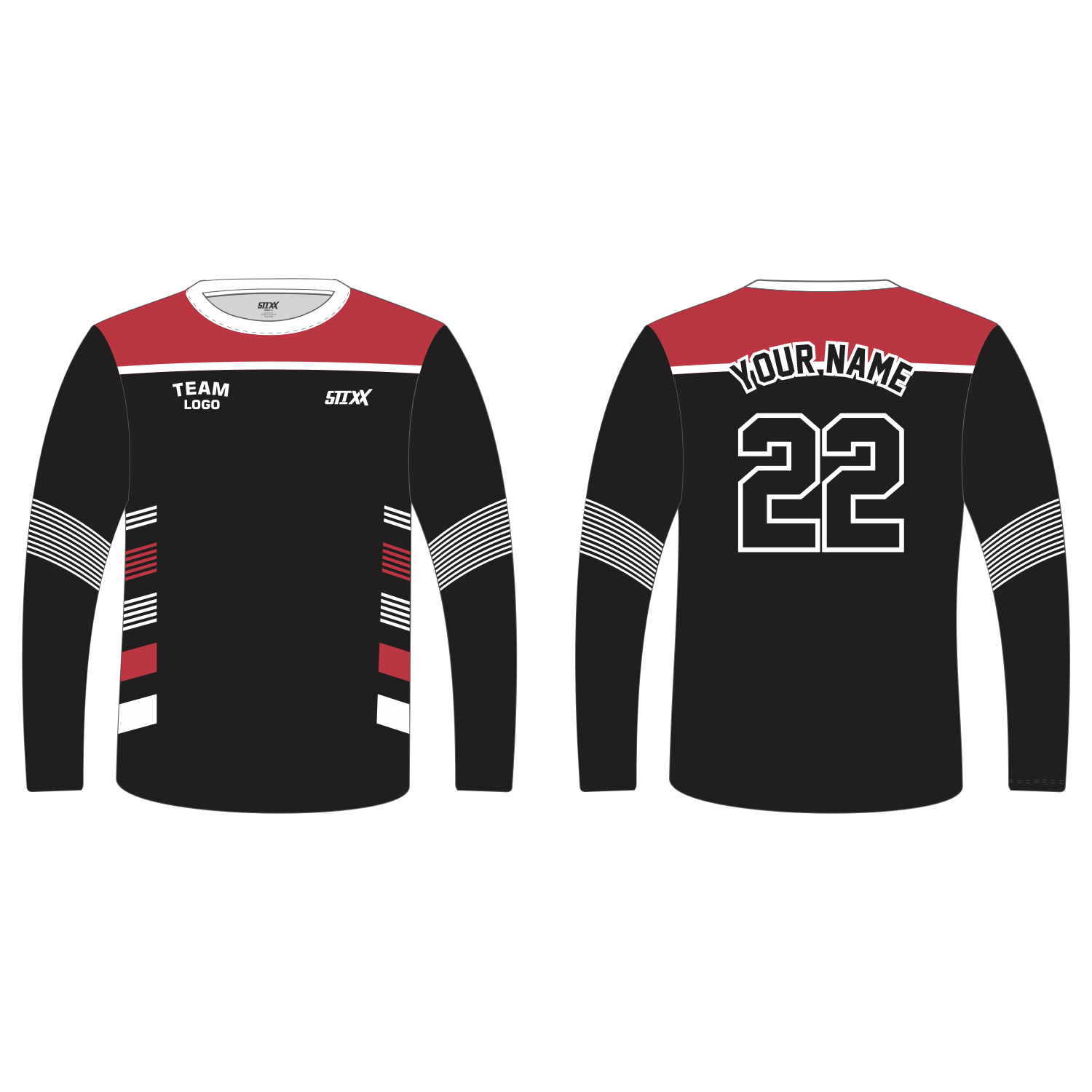 Custom Long Sleeve Crew Neck T-Shirts