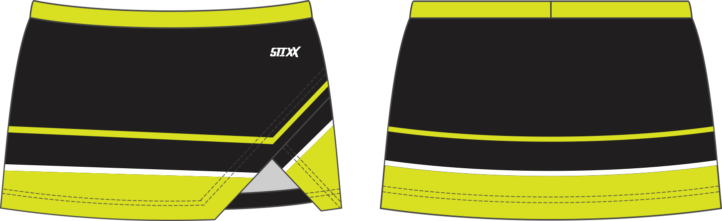 Custom Crossover Vent Cheerleading Skirts