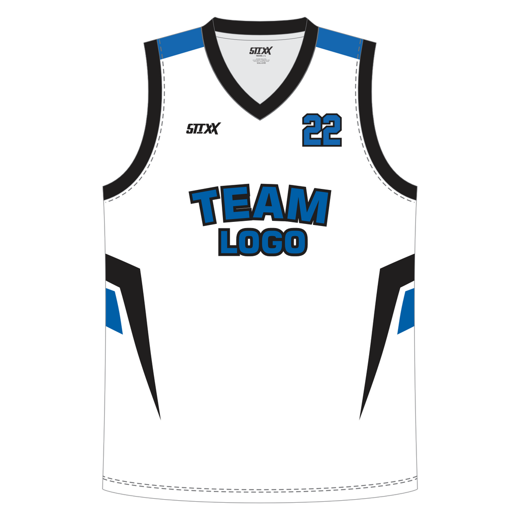 CUSTOM REVERSIBLE V-NECK BASKETBALL JERSEYS