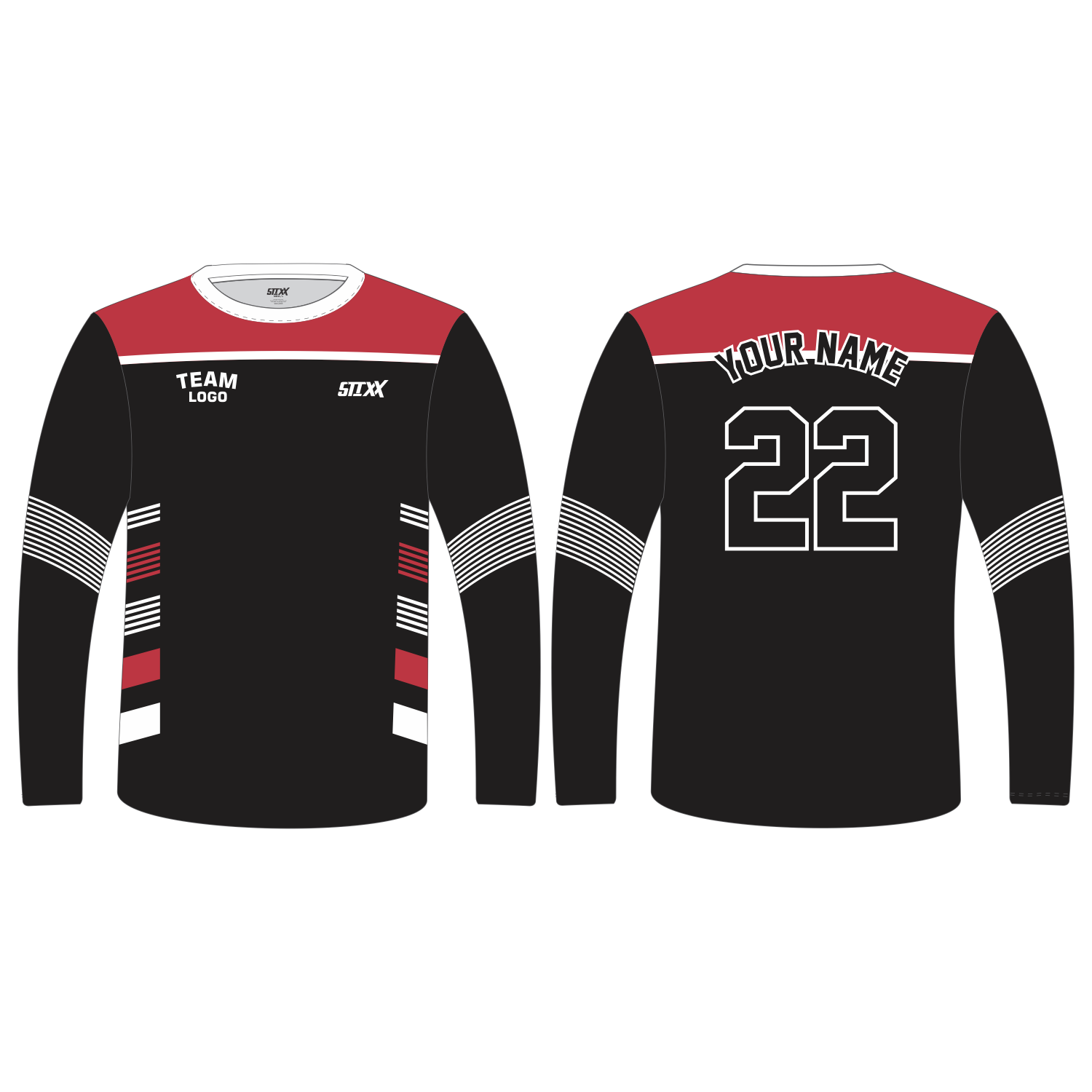 Custom Long‑Sleeve Crew Neck T‑Shirts