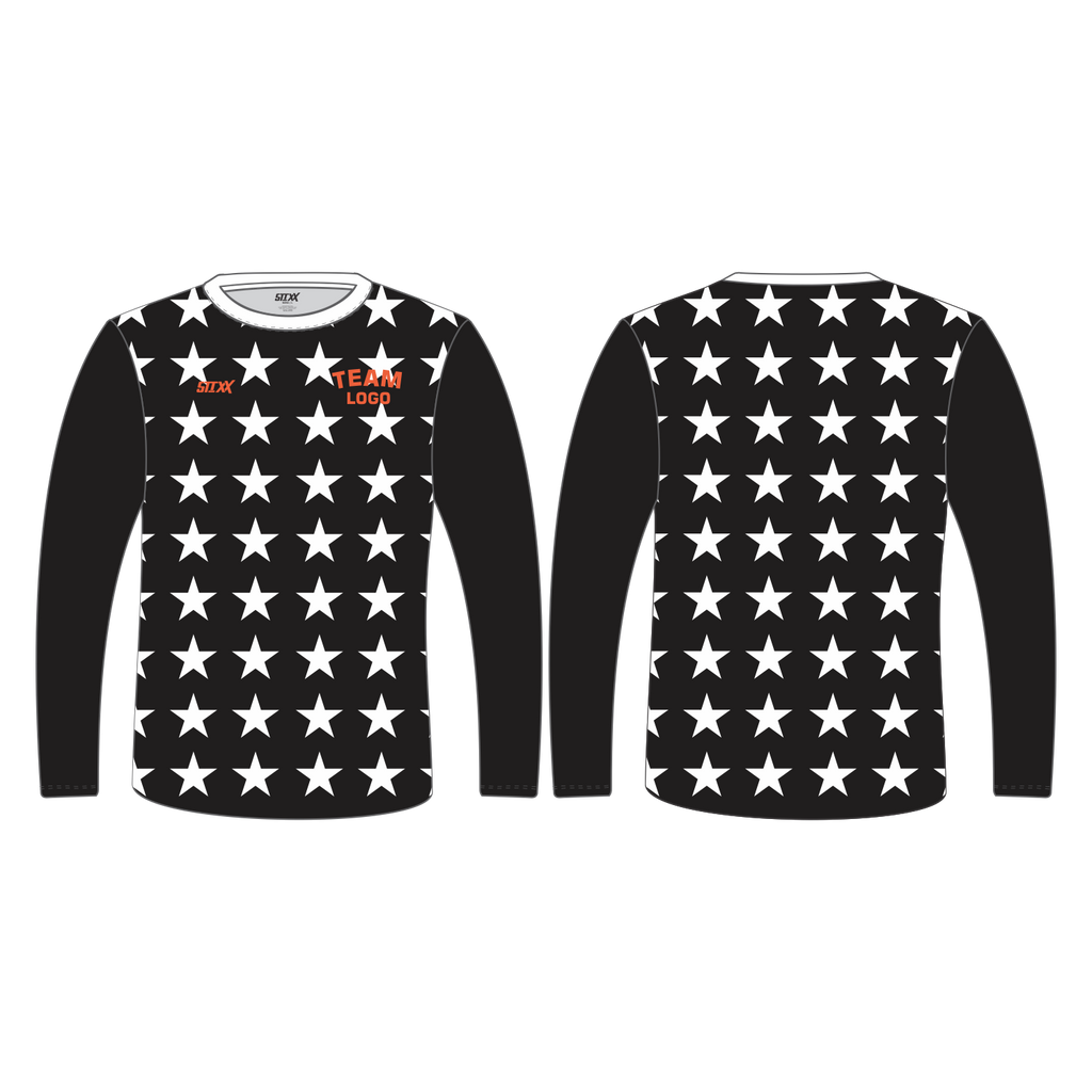 CUSTOM LONG SLEEVE SHOOTING SHIRTS (ROUND NECK)