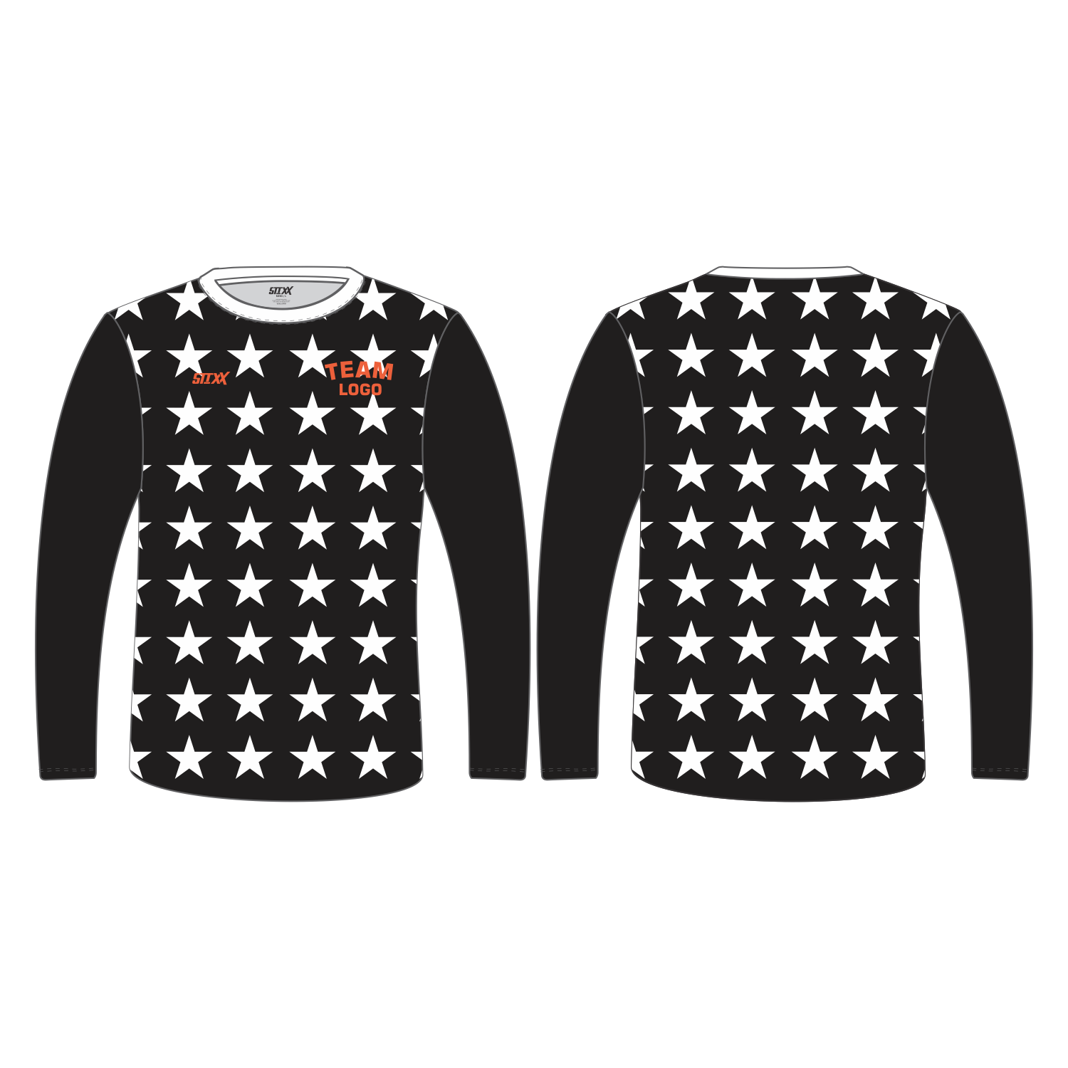 CUSTOM LONG SLEEVE SHOOTING SHIRTS (ROUND NECK)