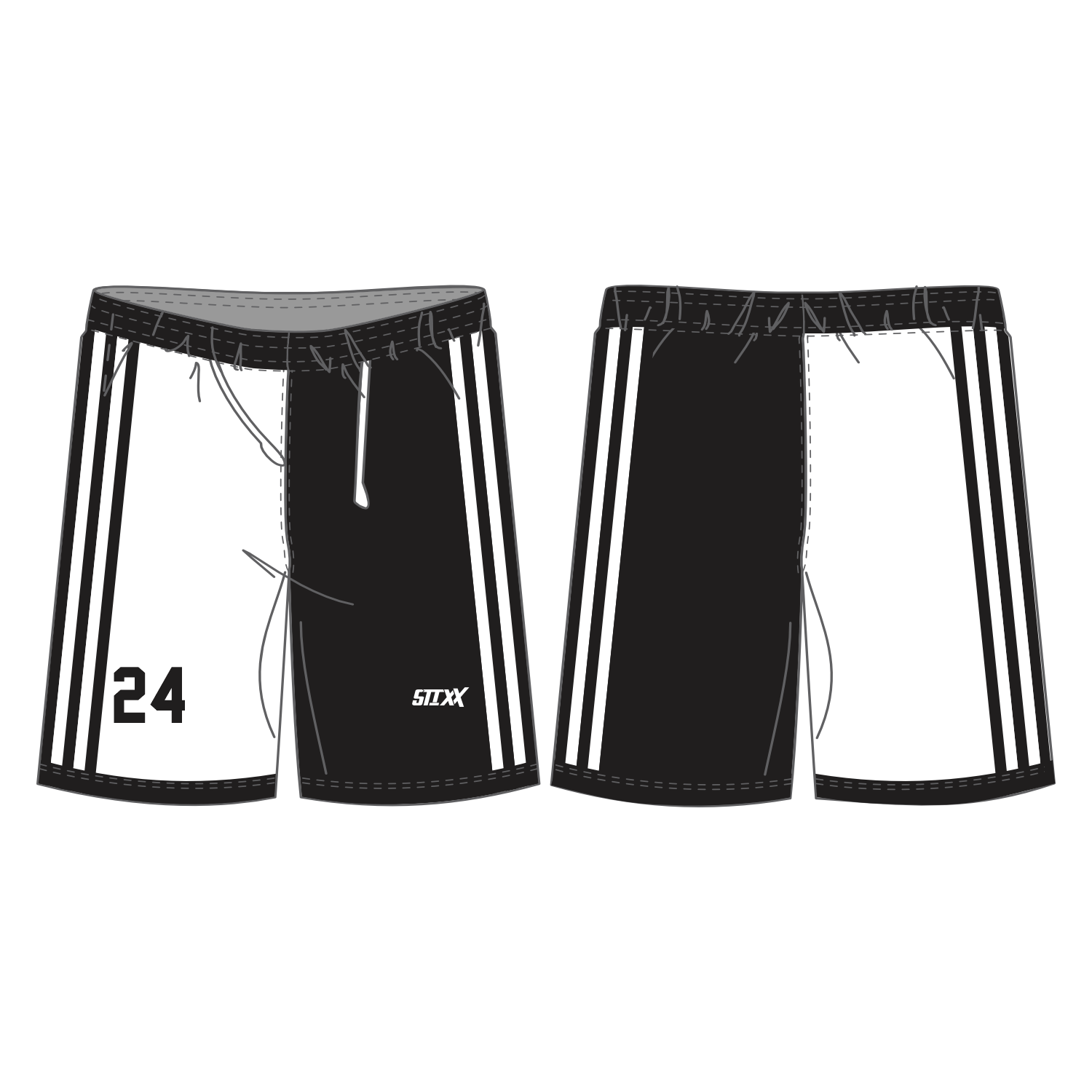 CUSTOM REVERSIBLE BASKETBALL SHORTS