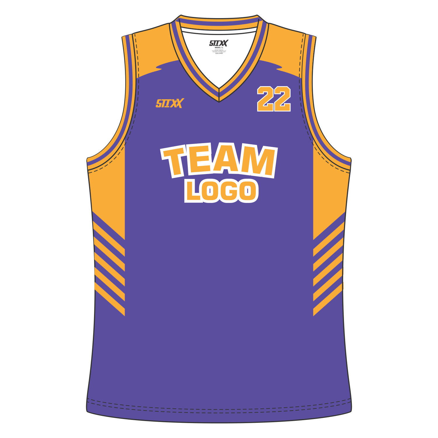 CUSTOM V-NECK BASKETBALL JERSEYS