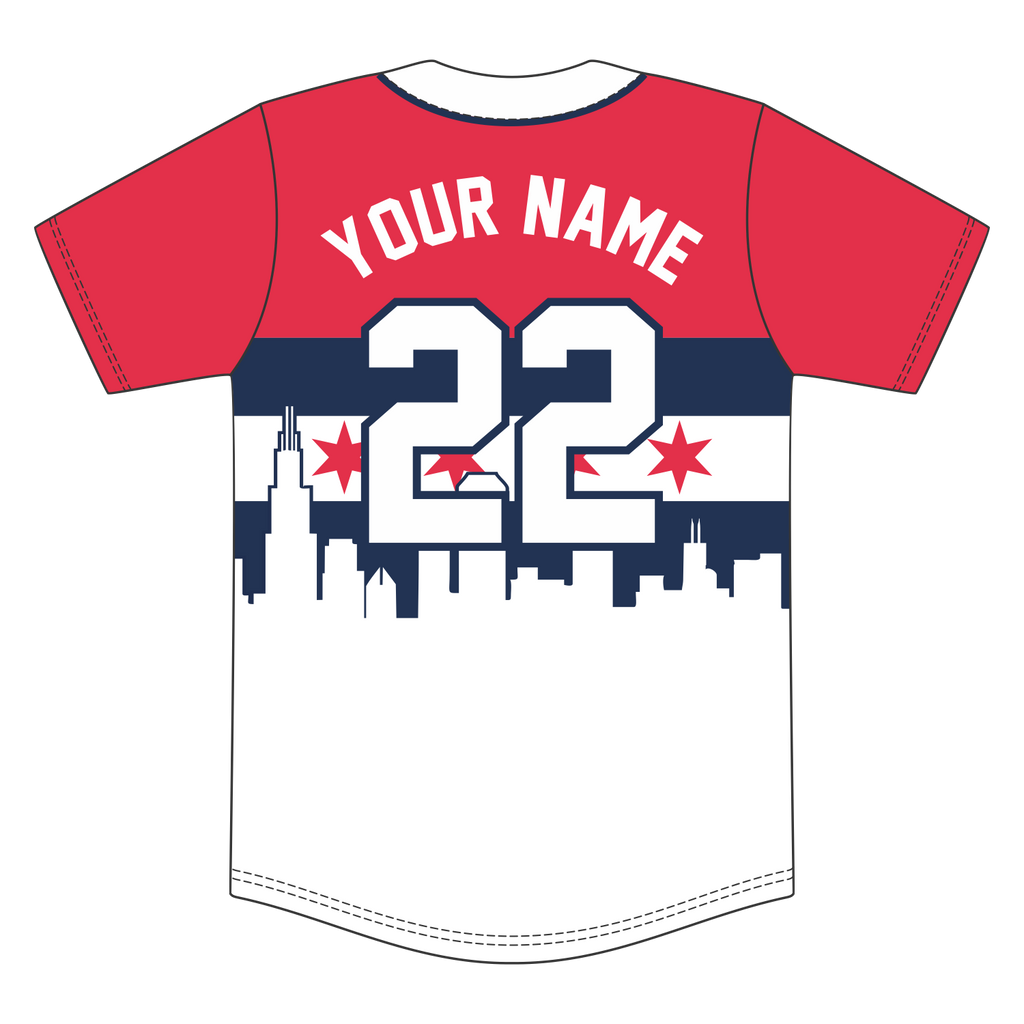 Custom Button-Down Baseball Jerseys