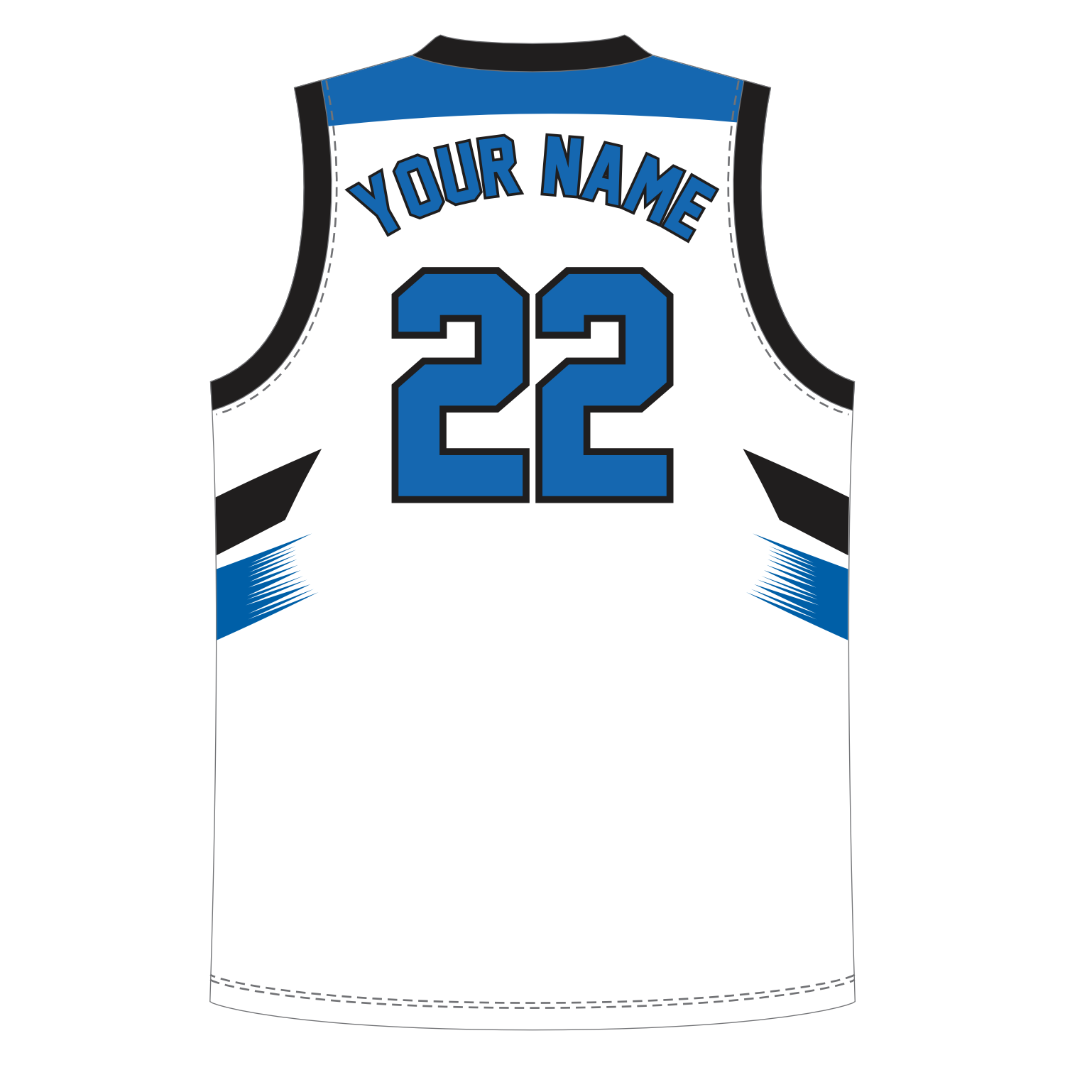 CUSTOM REVERSIBLE V-NECK BASKETBALL JERSEYS