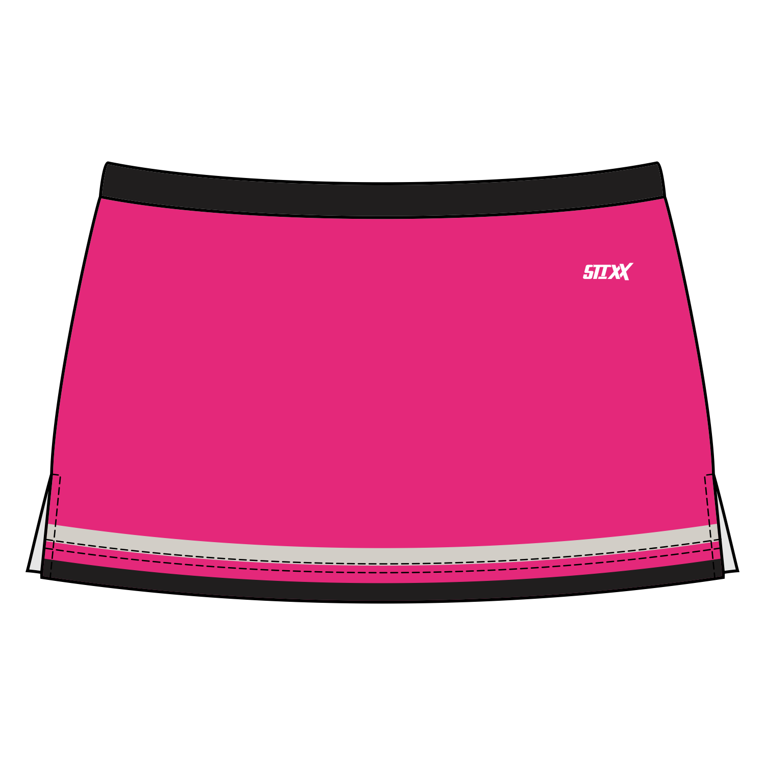Side Vent Cheerleading Skort