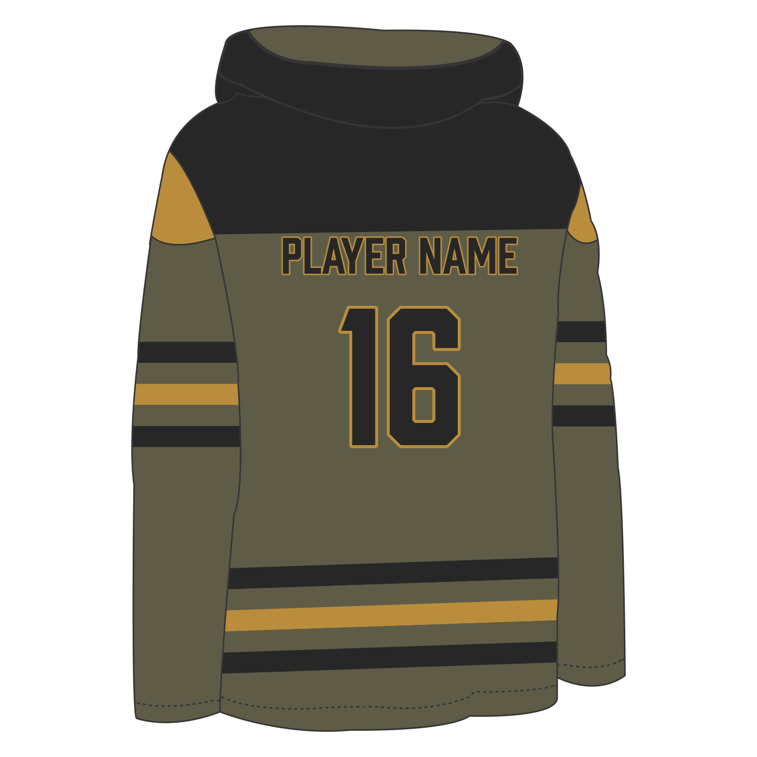 Custom Team ICE Hockey Hoodie