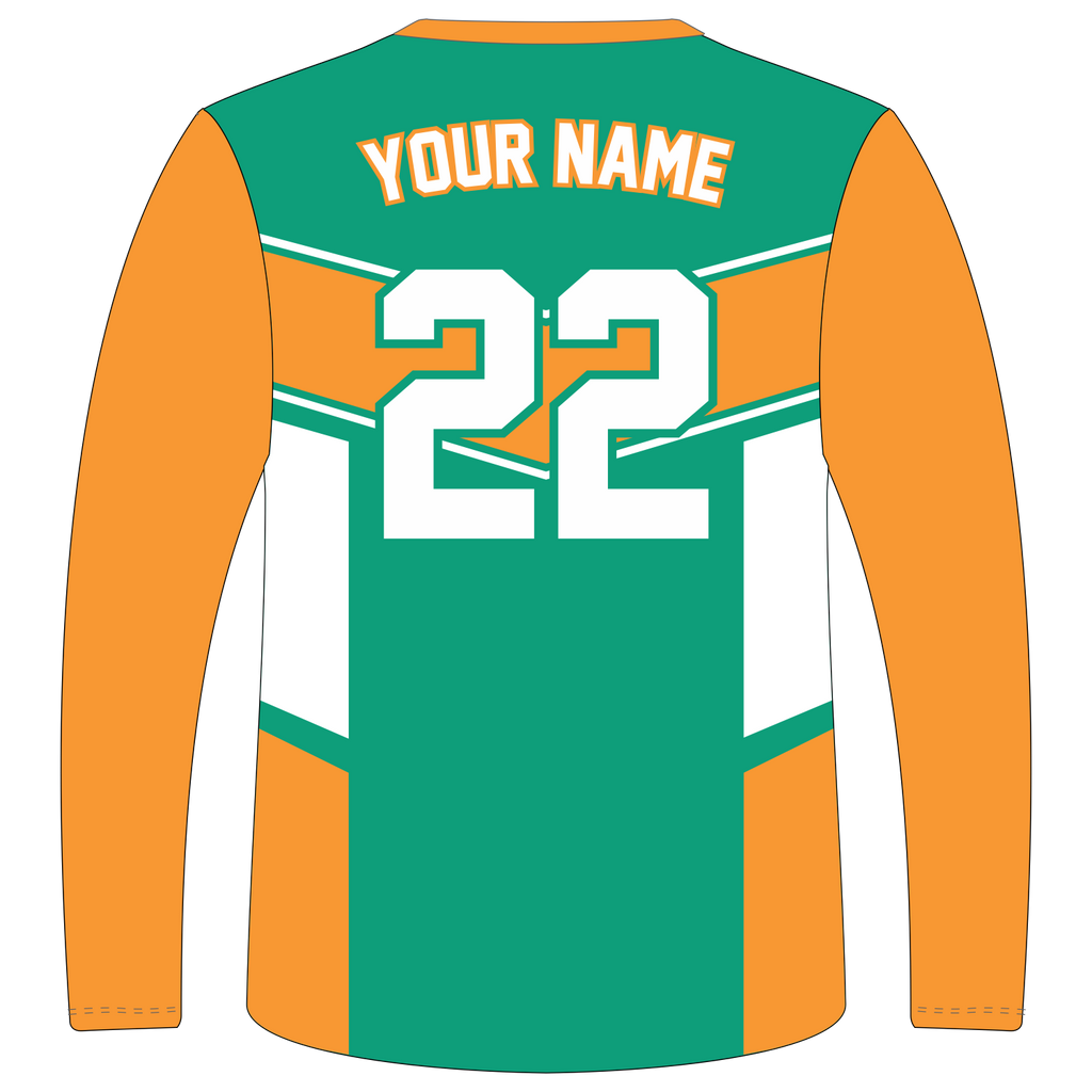 Custom Long‑Sleeve V‑Neck T‑Shirts