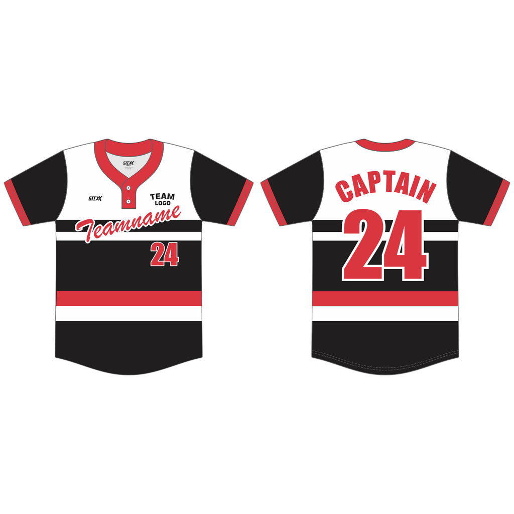 Custom 2-Button Baseball Jerseys