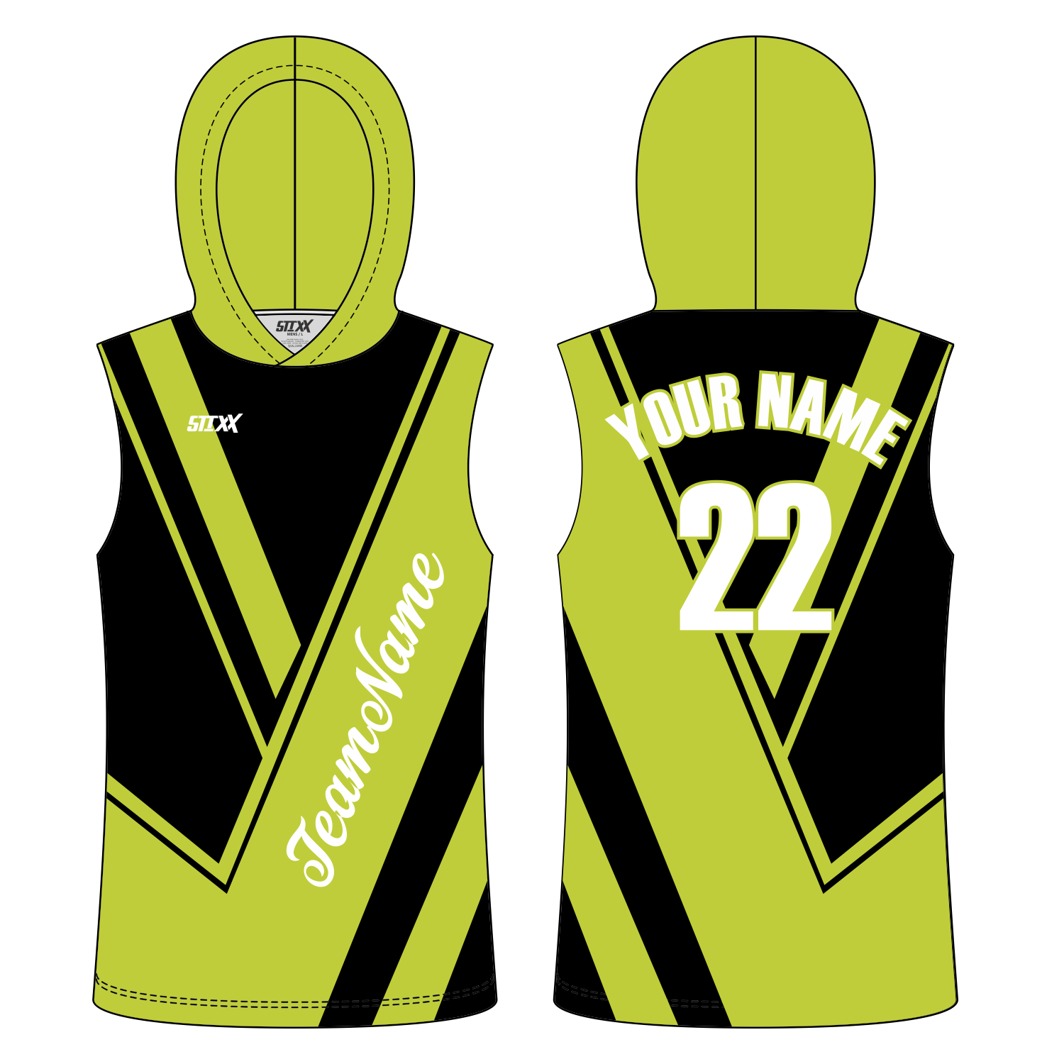 CUSTOM SLEEVELESS HOODIE SHOOTING SHIRTS