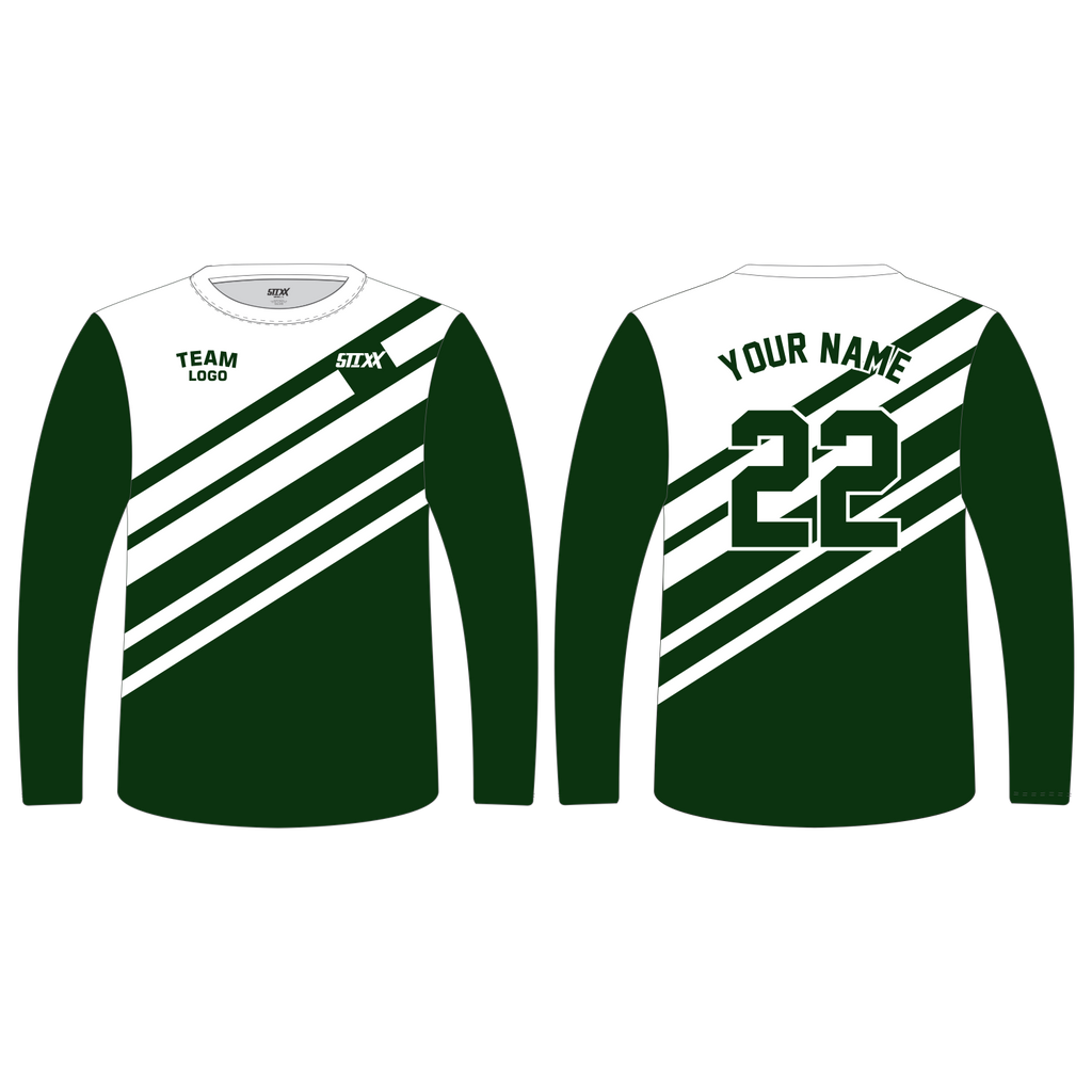 Custom Long‑Sleeve Crew Neck T‑Shirts