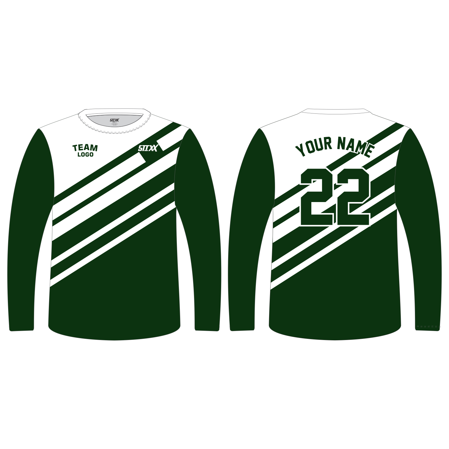 Custom Long‑Sleeve Crew Neck T‑Shirts