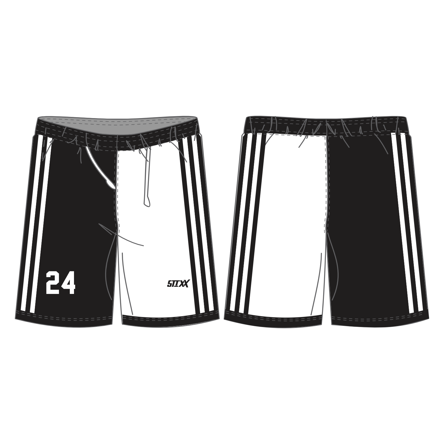 CUSTOM REVERSIBLE BASKETBALL SHORTS