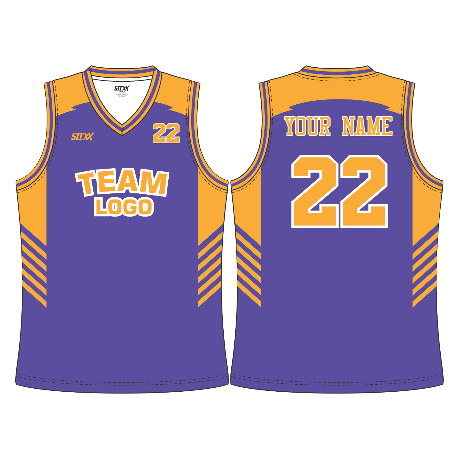 CUSTOM V-NECK BASKETBALL JERSEYS