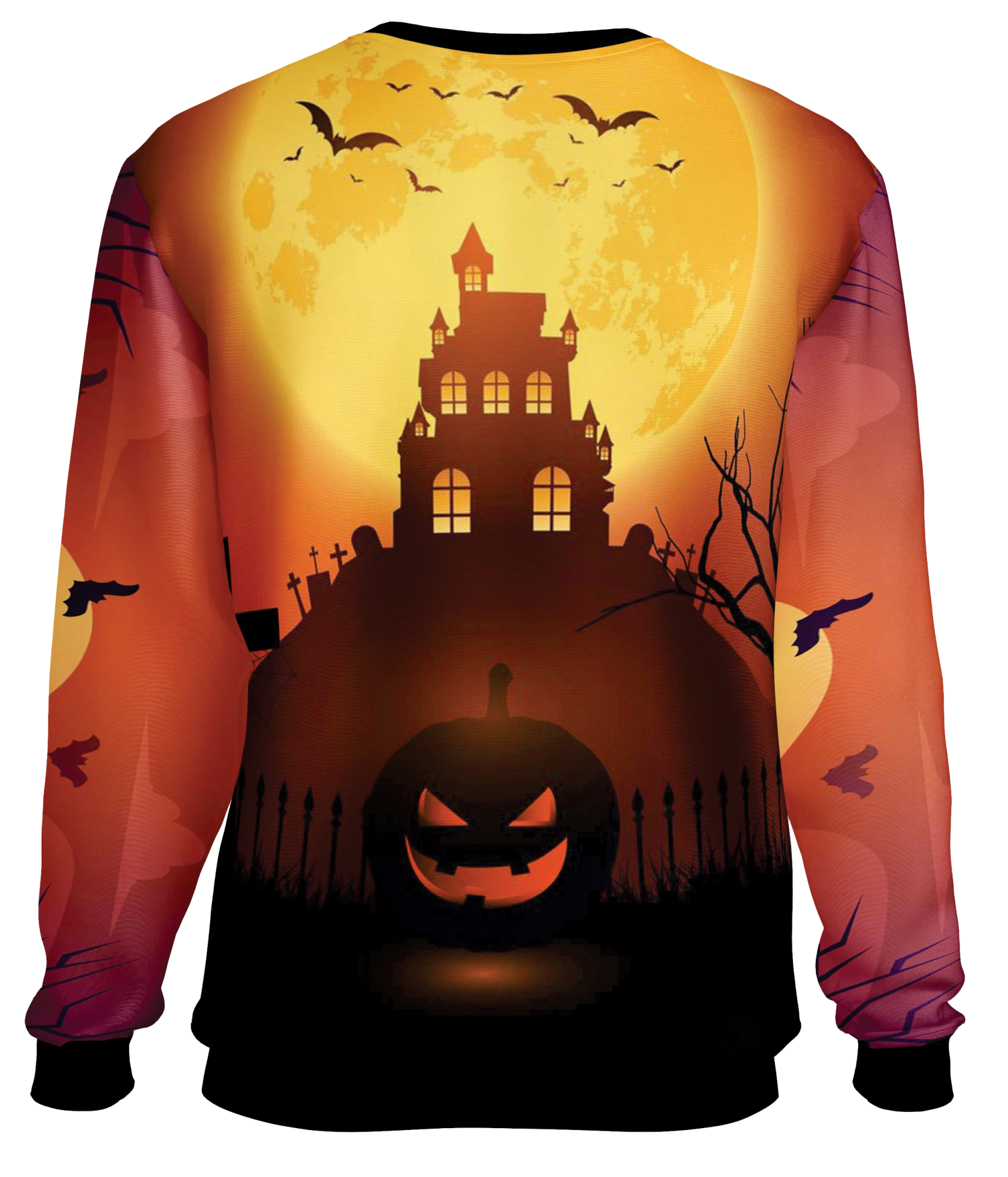 Halloween Sun House Sweat Shirt
