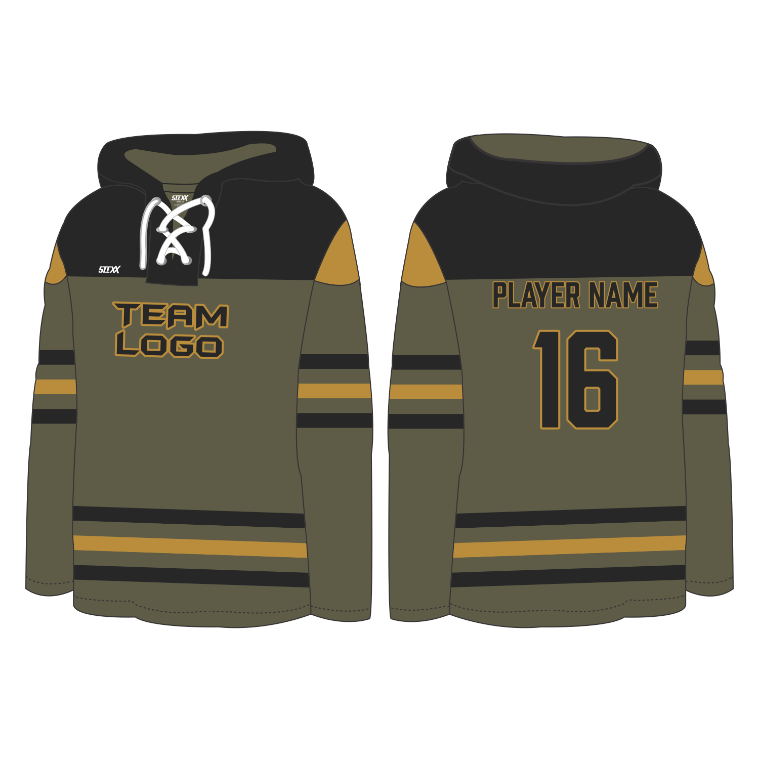 Custom Team ICE Hockey Hoodie