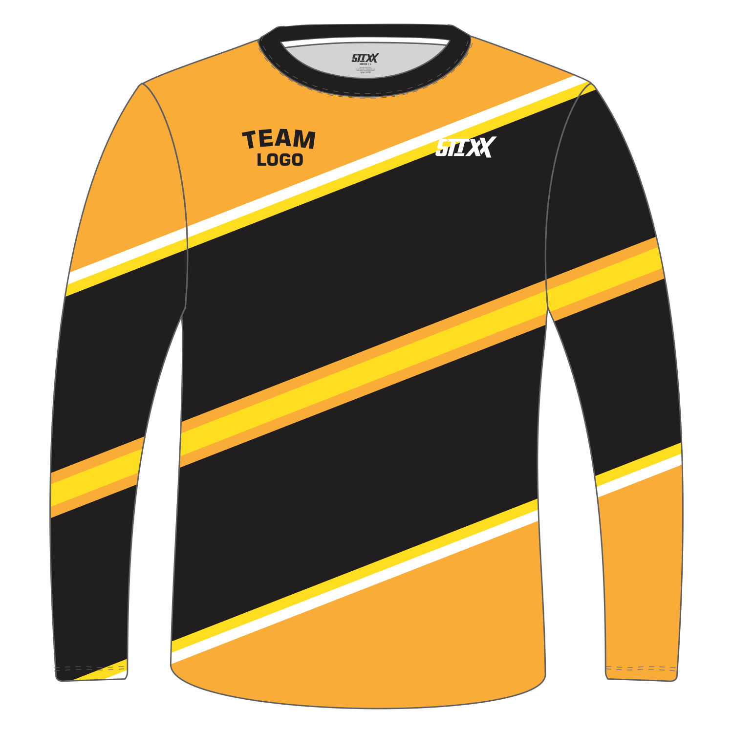 Custom Long‑Sleeve Crew Neck T‑Shirts