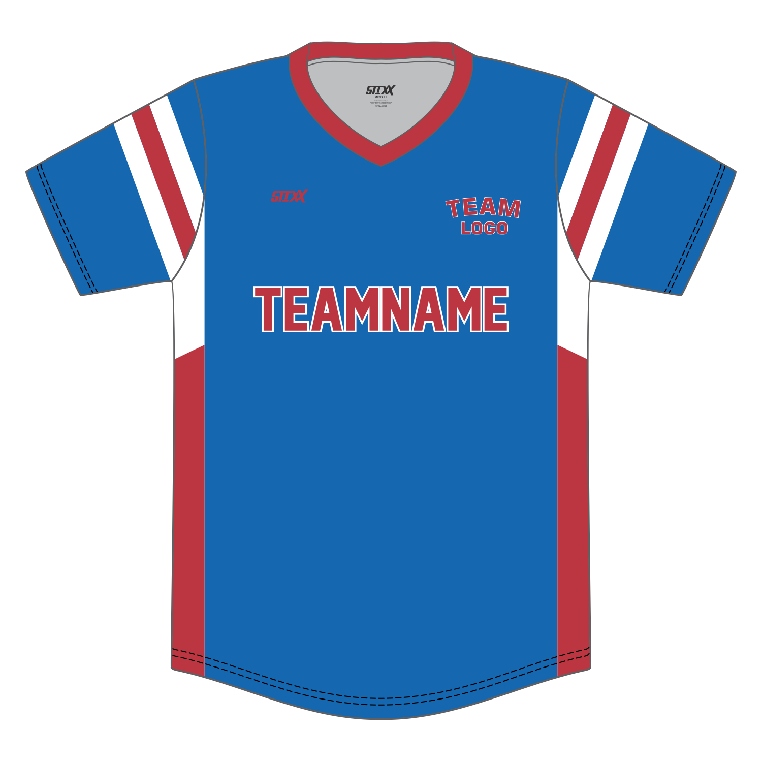 Custom V-Neck Baseball Jersey